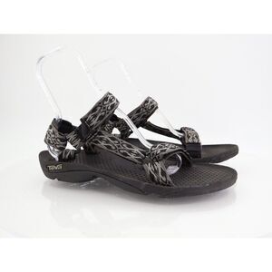 Teva Women's Hurricane IV Sandal Size 12 Strappy Adjustable Sport Outdoor Black